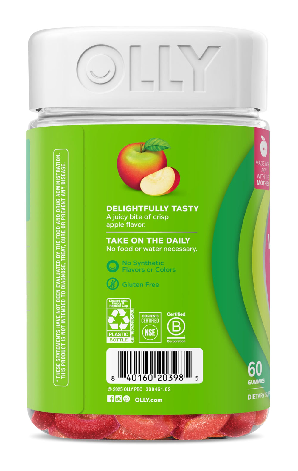 One gummy daily usage scenario for OLLY Metabolism Gummy Rings