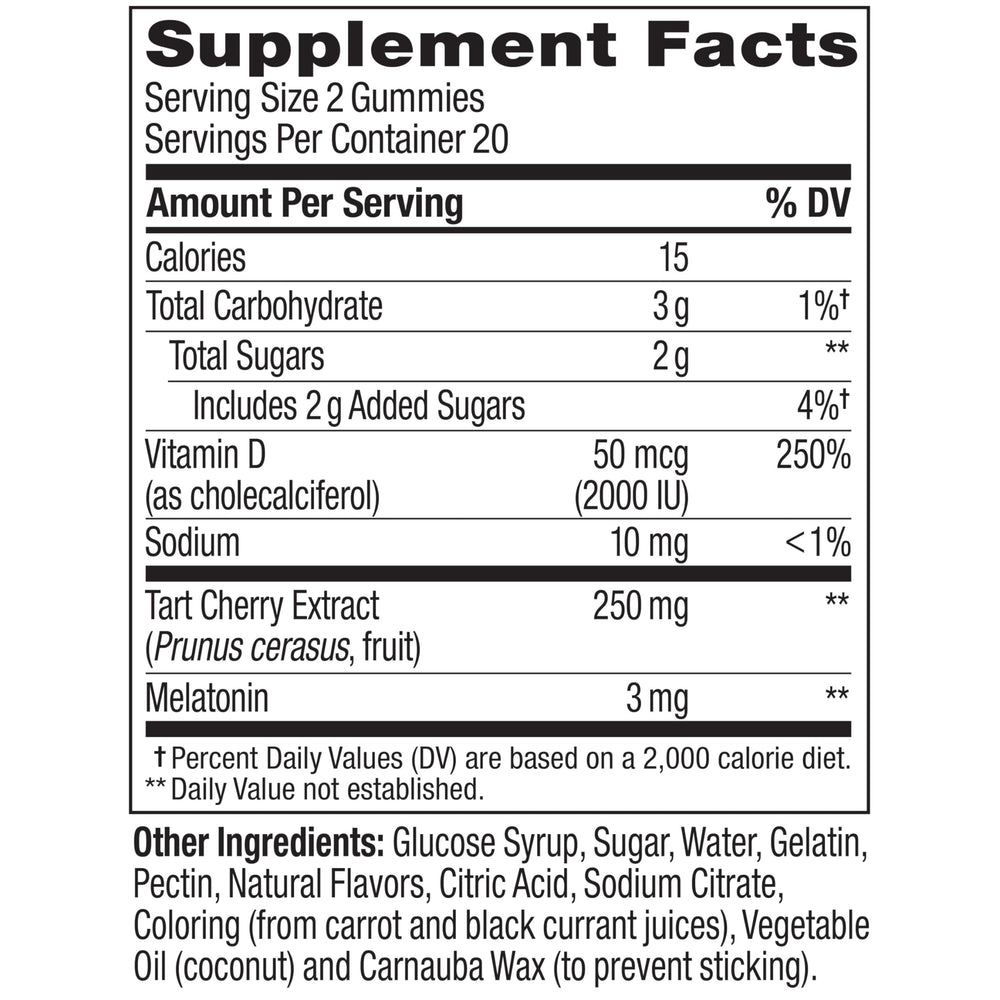 OLLY sleep gummies pouring into a spoon for convenient dosing.