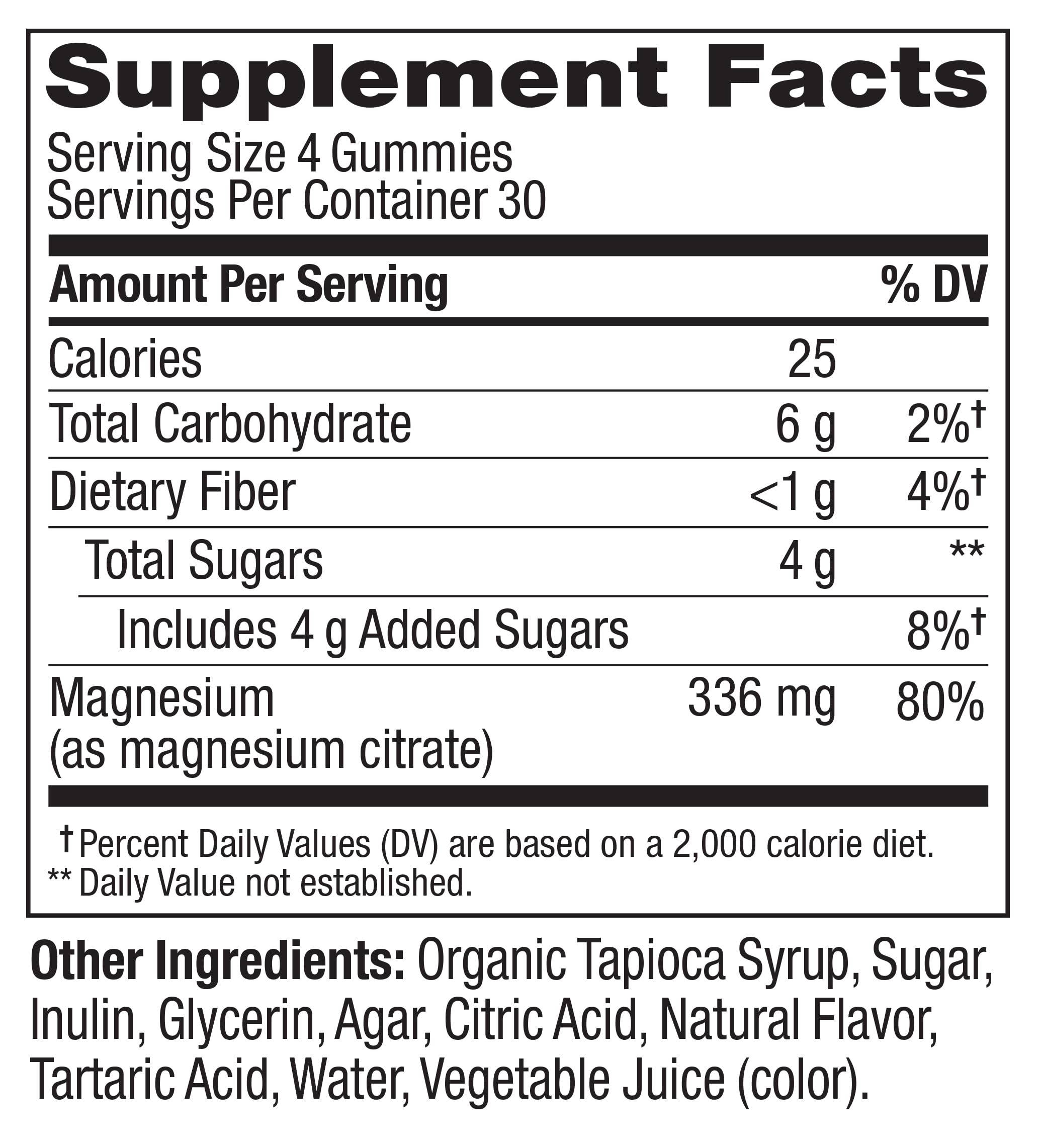 OLLY Relaxing Magnesium Gummies natural flavors convey raspberry and lavender cues