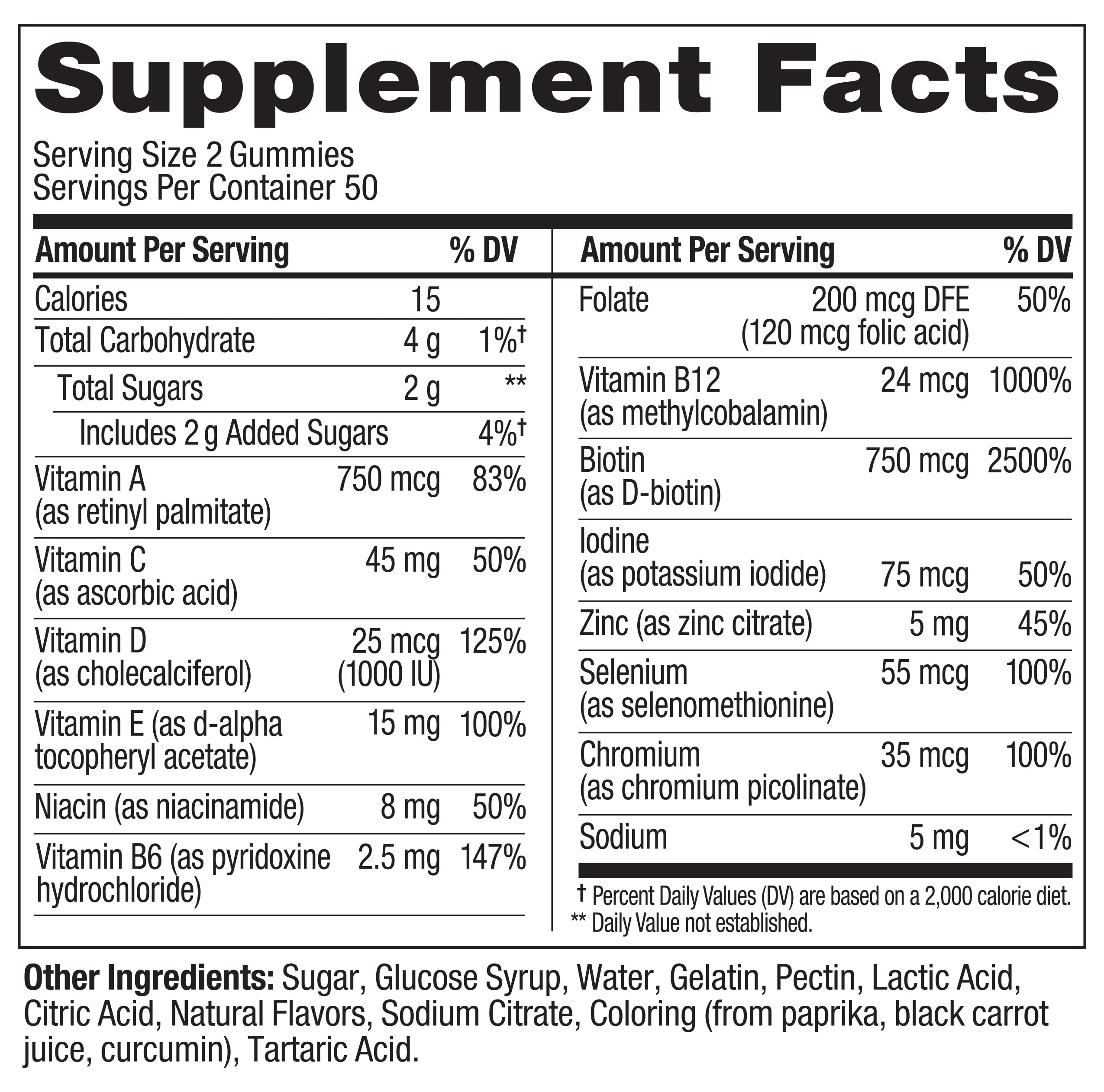 OLLY Teen Girl Multi Gummy bottle held in hand suggests portability for school days