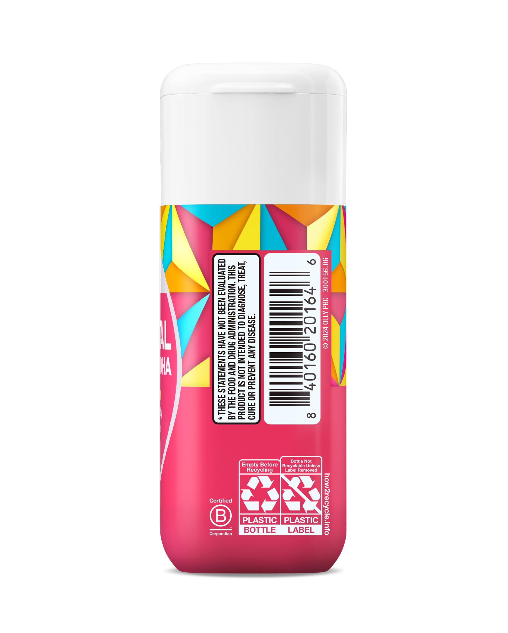 OLLY lemon-mint scented softgels presented as easy-to-swallow daily choice.