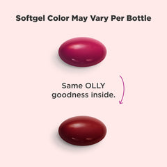OLLY Ultra Women’s Multi Softgels bottle side profile highlighting packaging.
