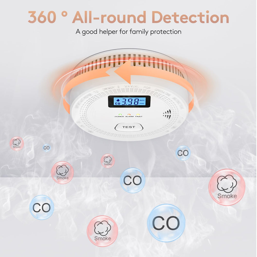 OLUNCLE detector 85 dB alarm for immediate audible alerts.
