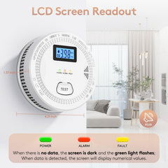 OLUNCLE detector large screen readout for easy status at a glance.