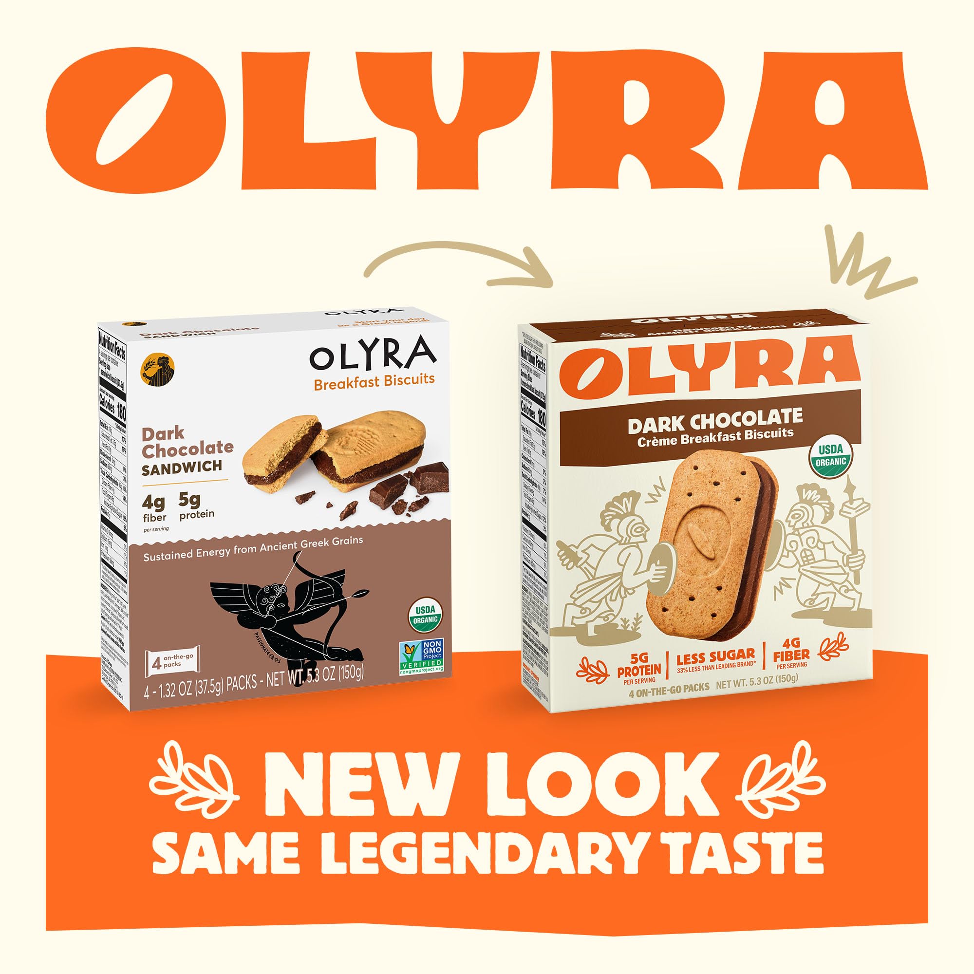 Olyra kids snack biscuit closeup emphasizes kid-friendly taste and fiber benefits.
