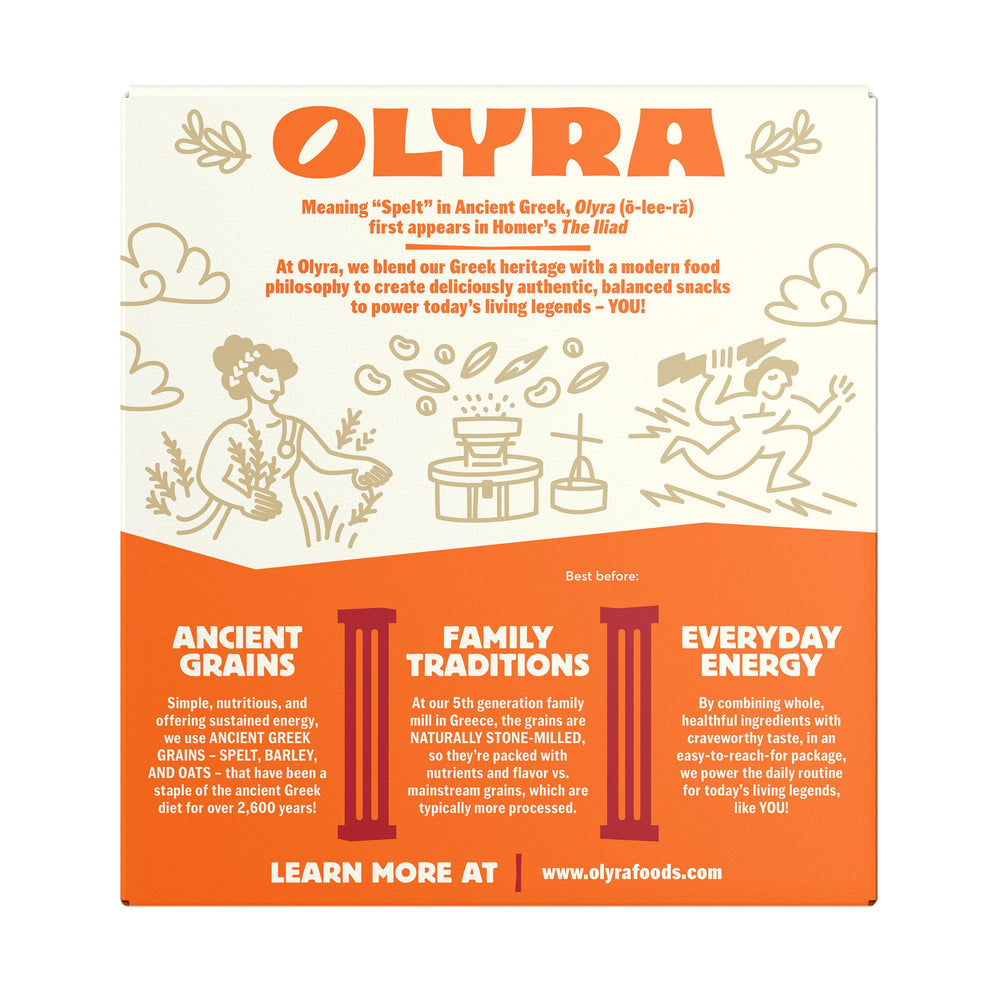 Olyra biscuits on the go packaging ready for quick breakfast.