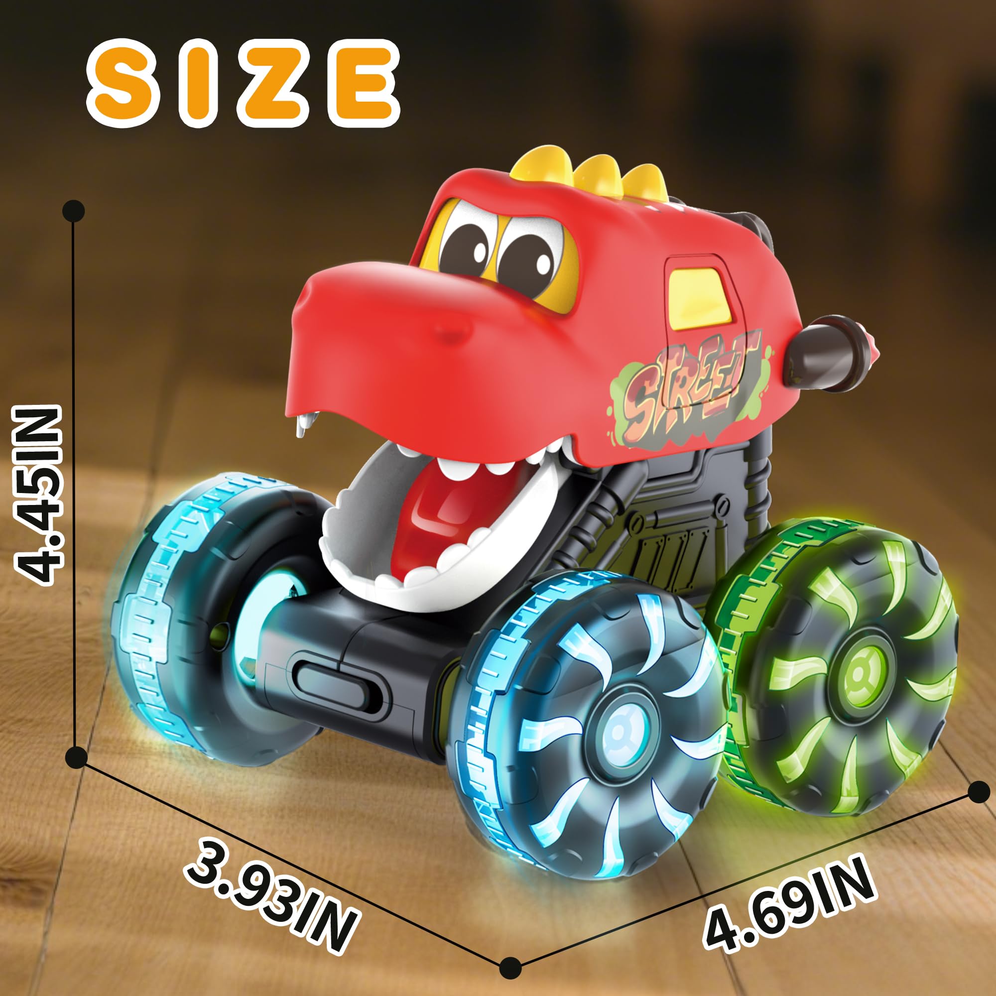OMAKCOO 3-pack dinosaur toy set makes a gift-ready option.