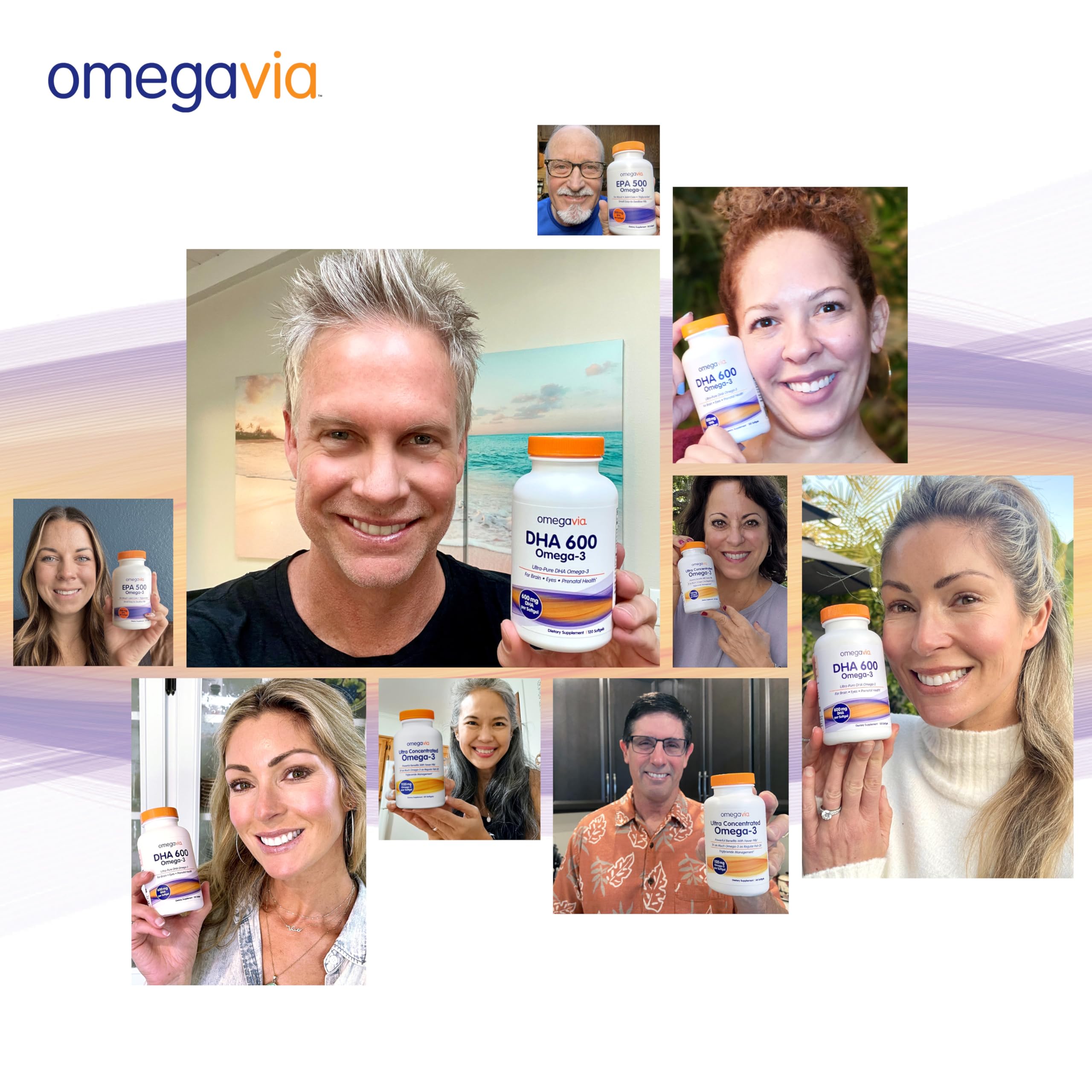 Packaging illustration showing multiple softgels and the brand