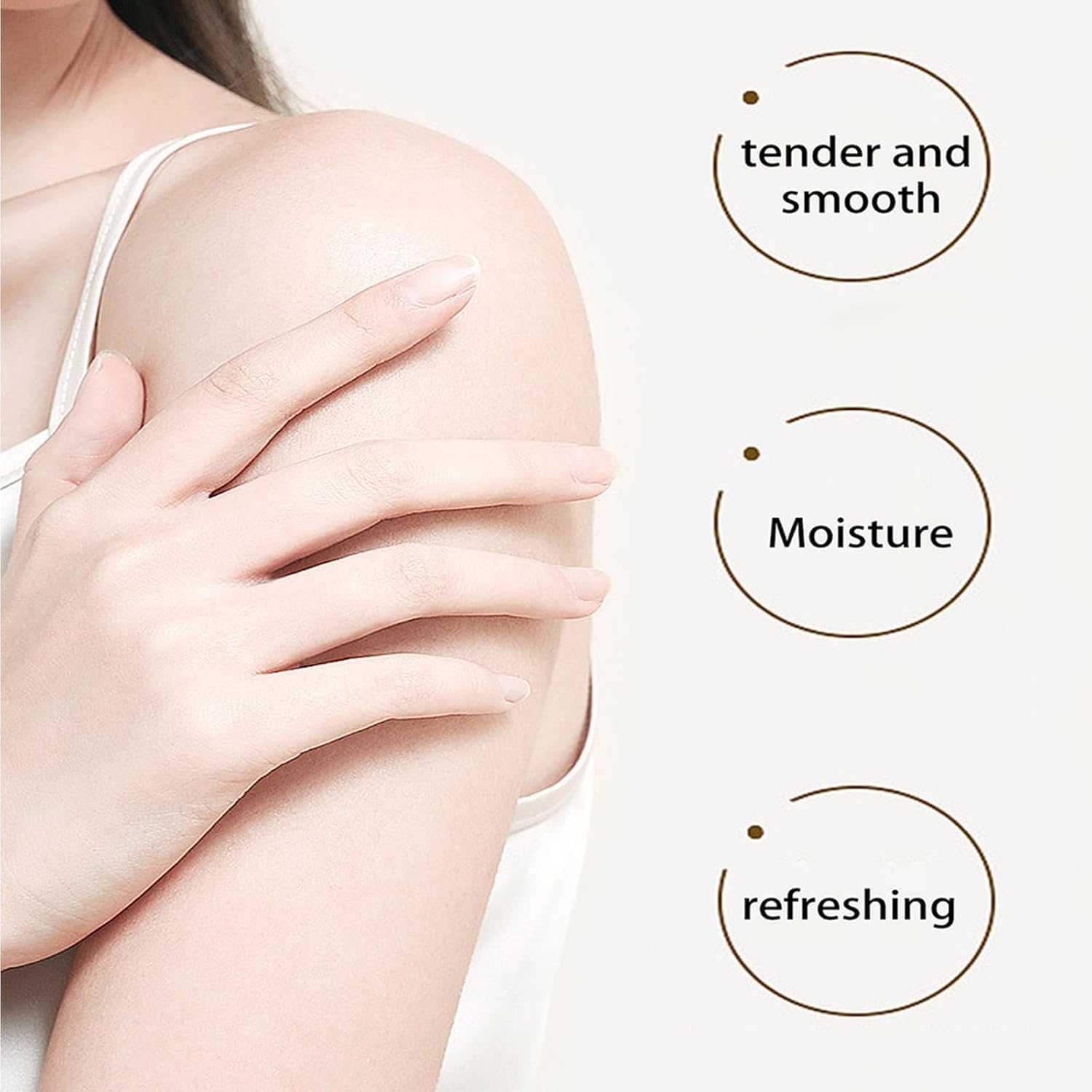 Omexry collagen lifting body oil texture close-up shows silky lightweight oil