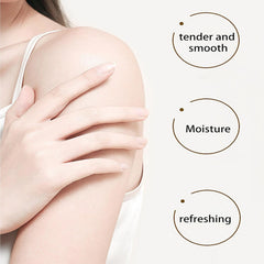 Omexry collagen lifting body oil texture close-up shows silky lightweight oil