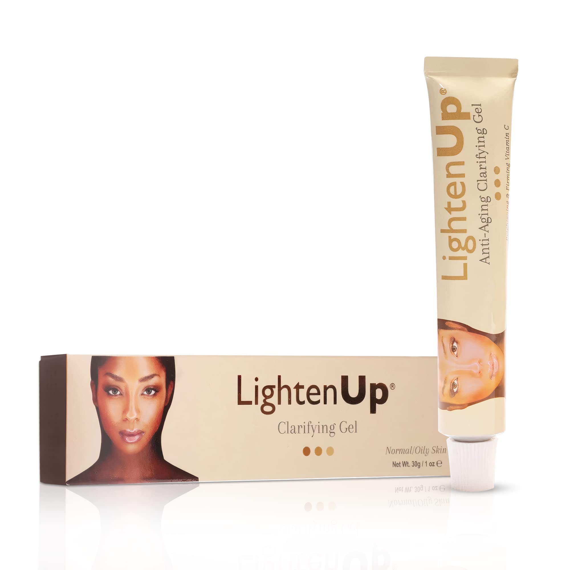 OMIC Lighten-Up Clarifying Gel bottle for a brighter, clarified complexion.