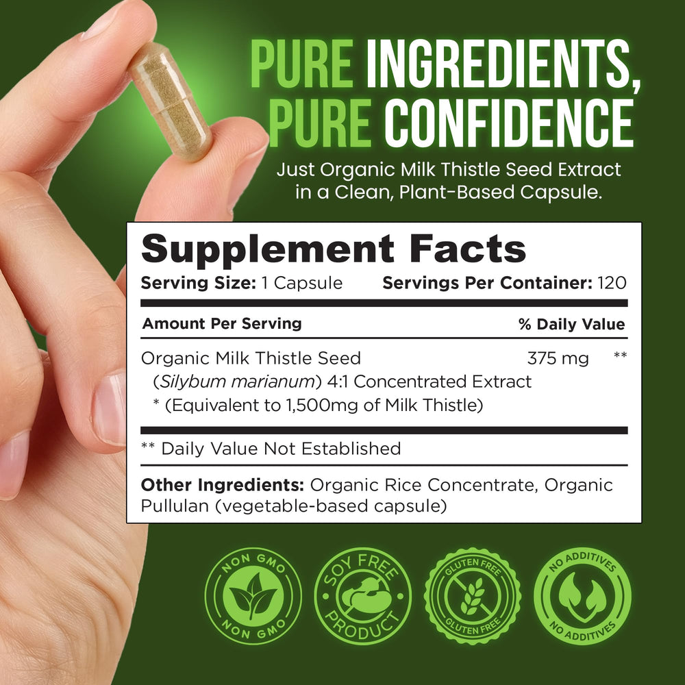 OmniBiotics organic certification label (CCOF) visible on packaging