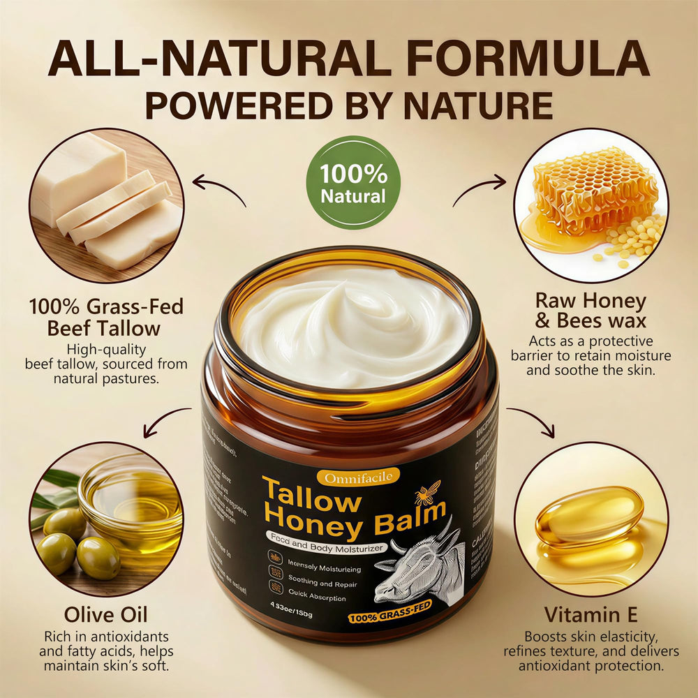 Omnifacile body balm tallow for dry patches and elbows