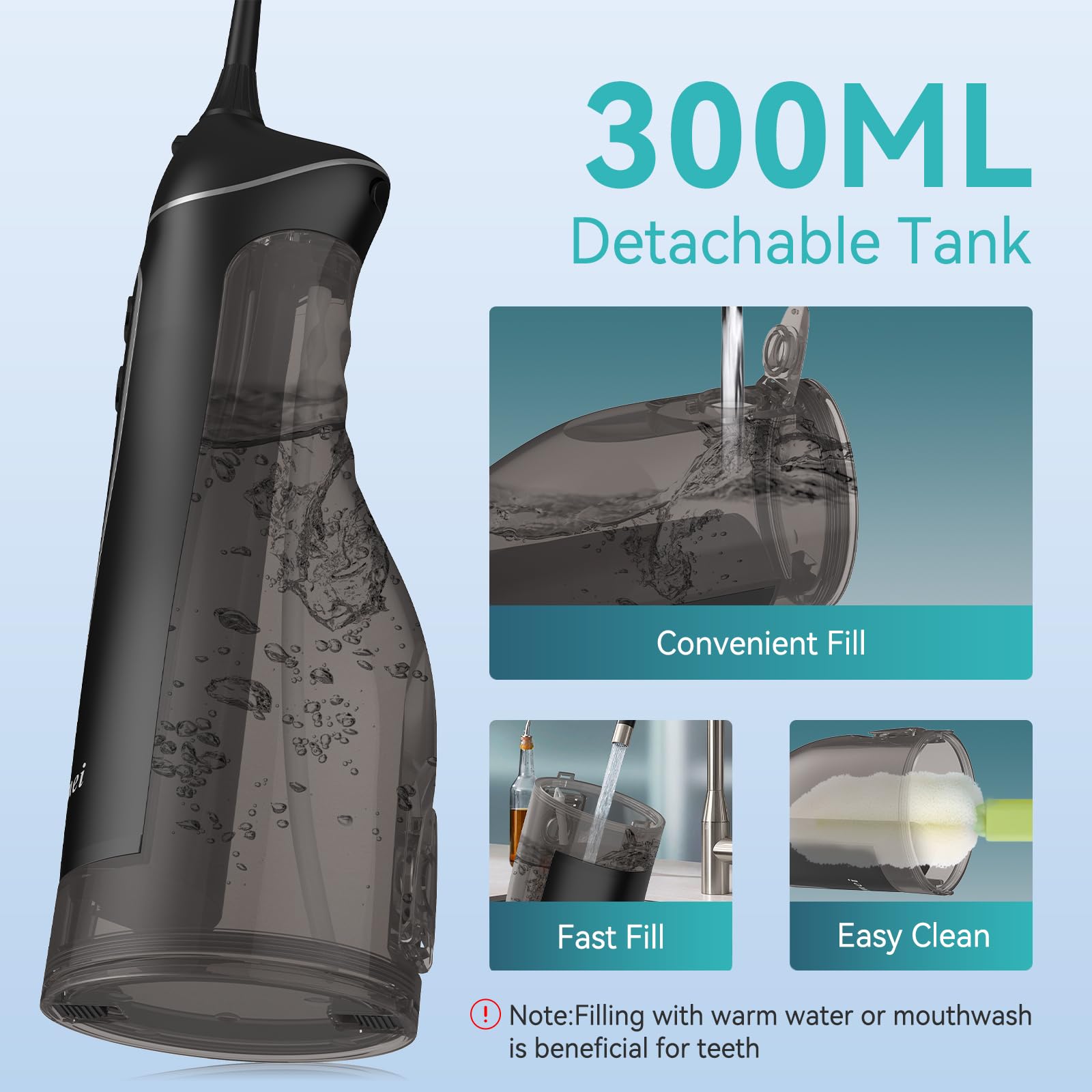 Omnismei IPX7 waterproof design and durable construction.
