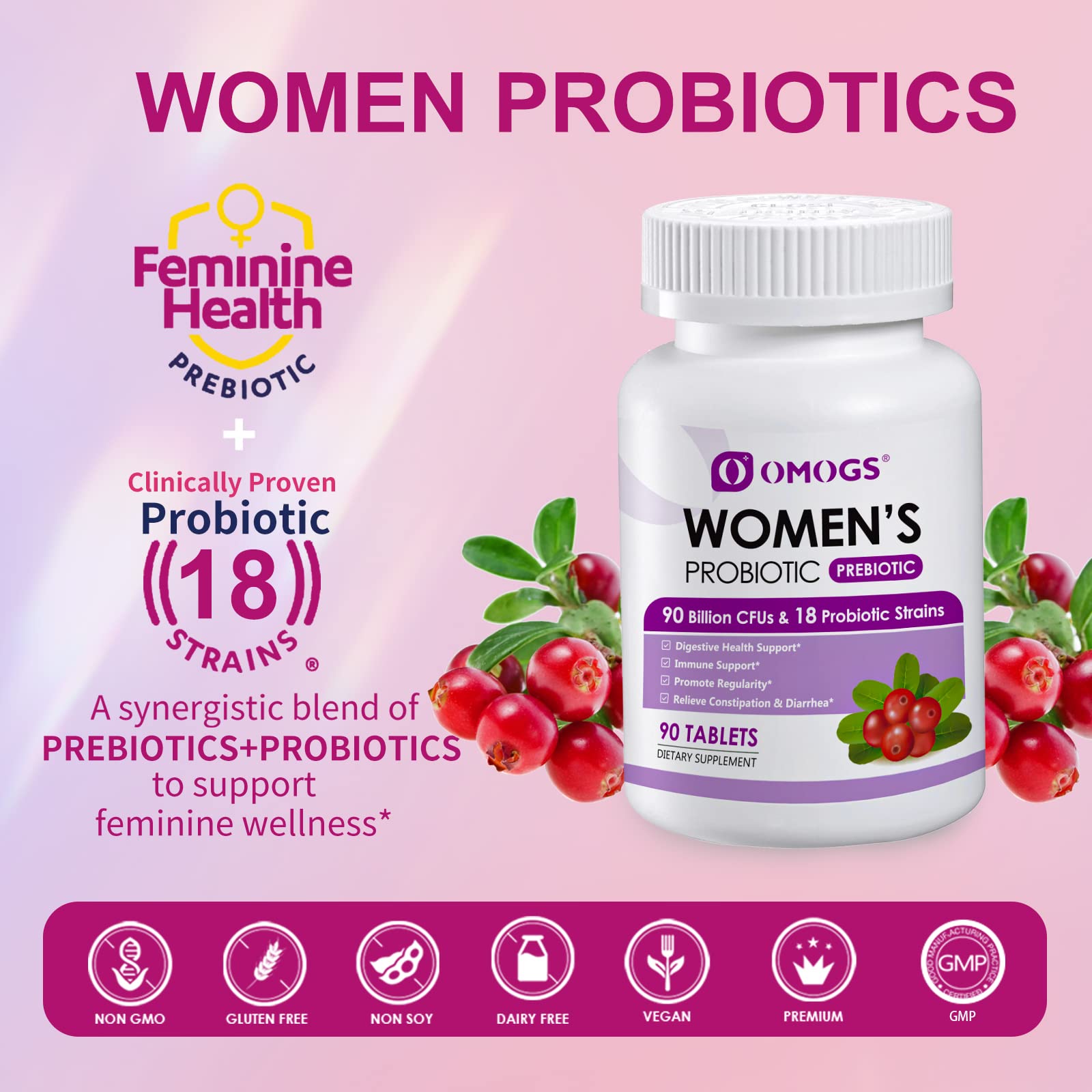 OMOGS 18 strains displayed for broad gut balance.