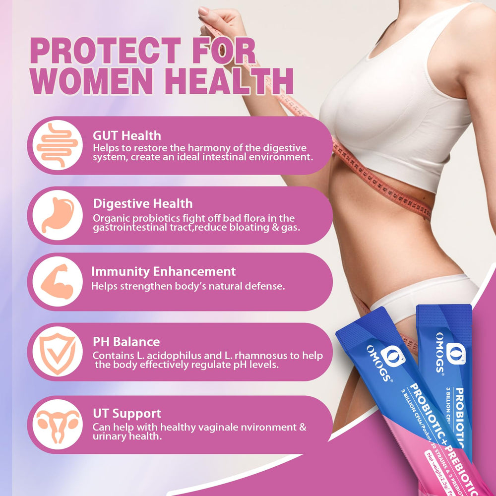 OMOGS Women's Probiotic cranberry extract icon emphasizes antioxidants