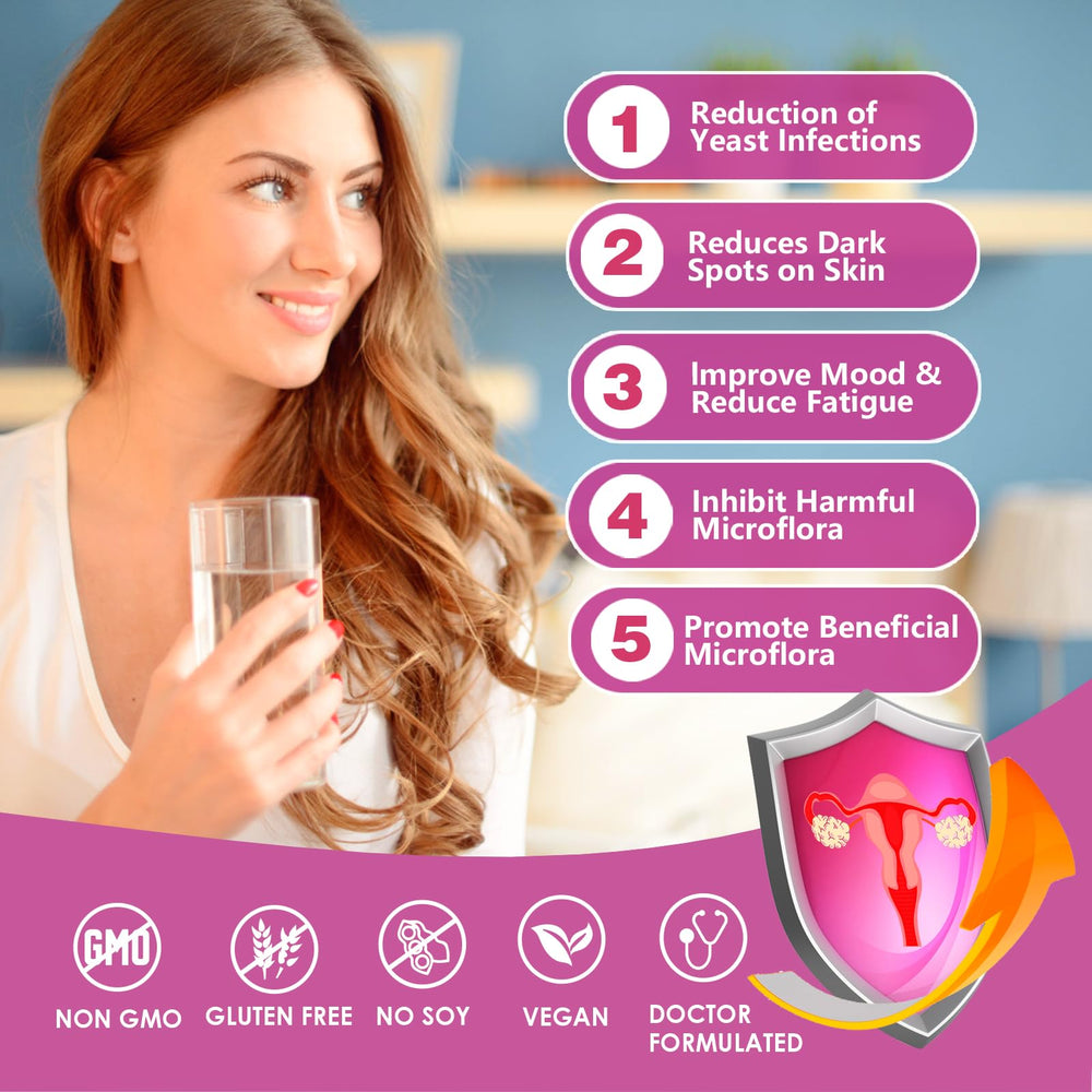 OMOGS Women's Probiotic prebiotic fiber blend for gut-friendly support