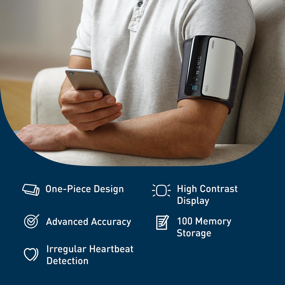 OMRON Evolv ComFit cuff 9 to 17 inches provides secure fit and comfort