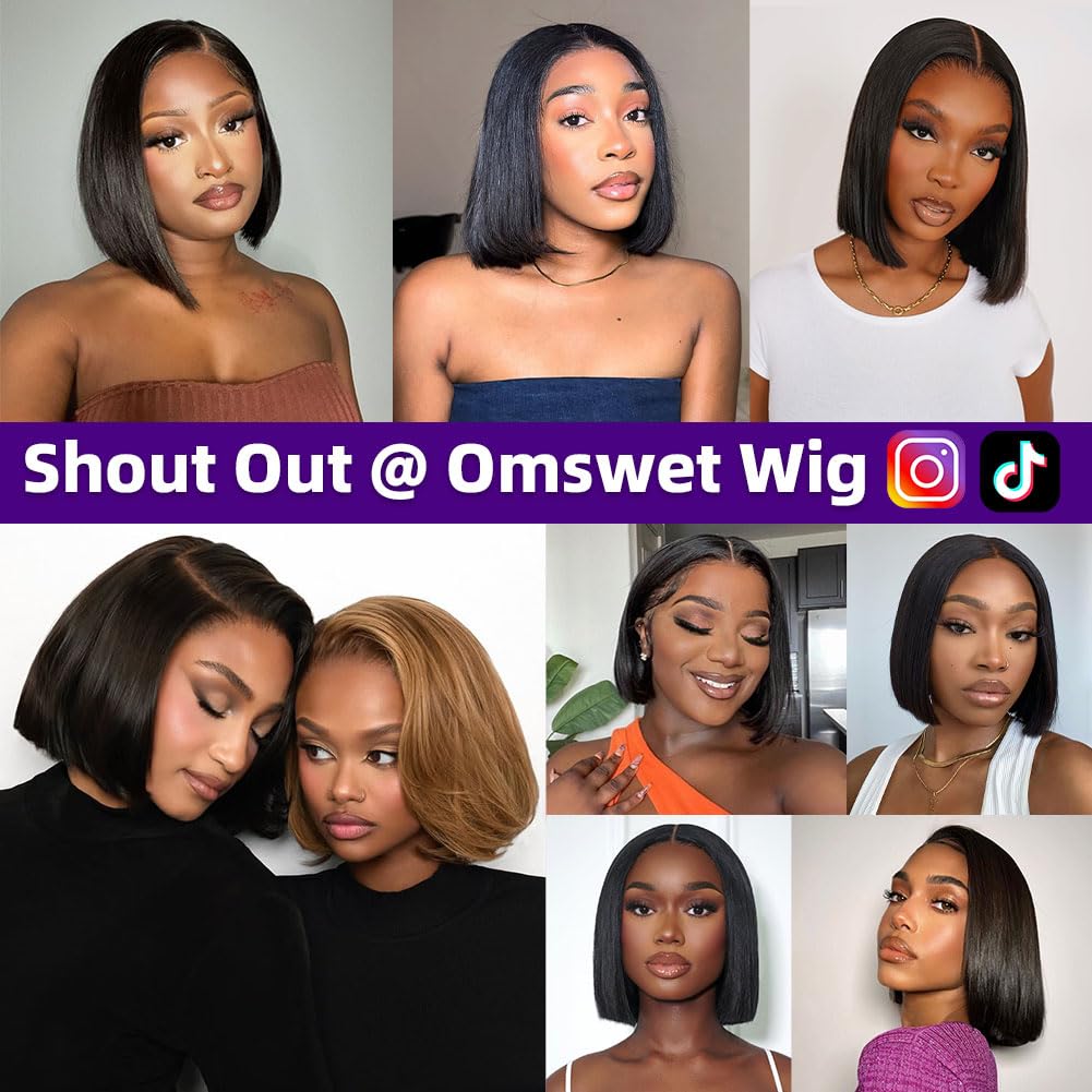 Omswet Wear and Go Bob Wig stretch cap fits a range of head sizes.