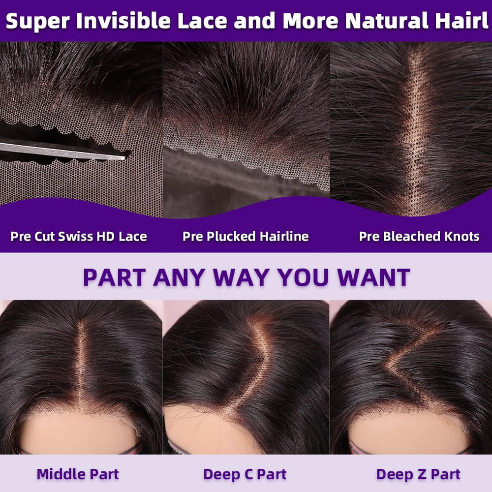 Omswet Wear and Go Bob Wig heat styling ready for restyling with tools.