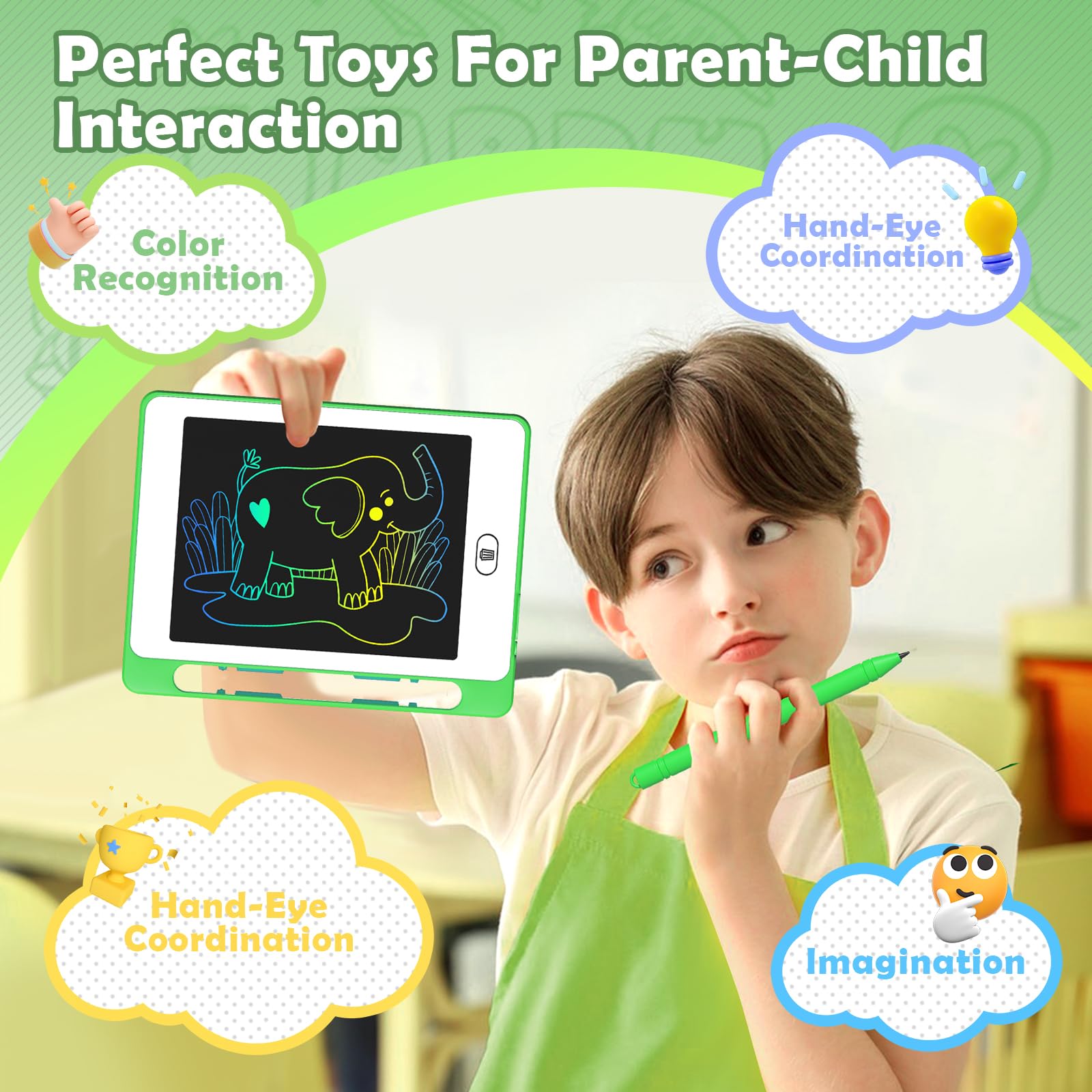 OMXDG 12-pack color variety bright screens for vibrant doodling sessions.