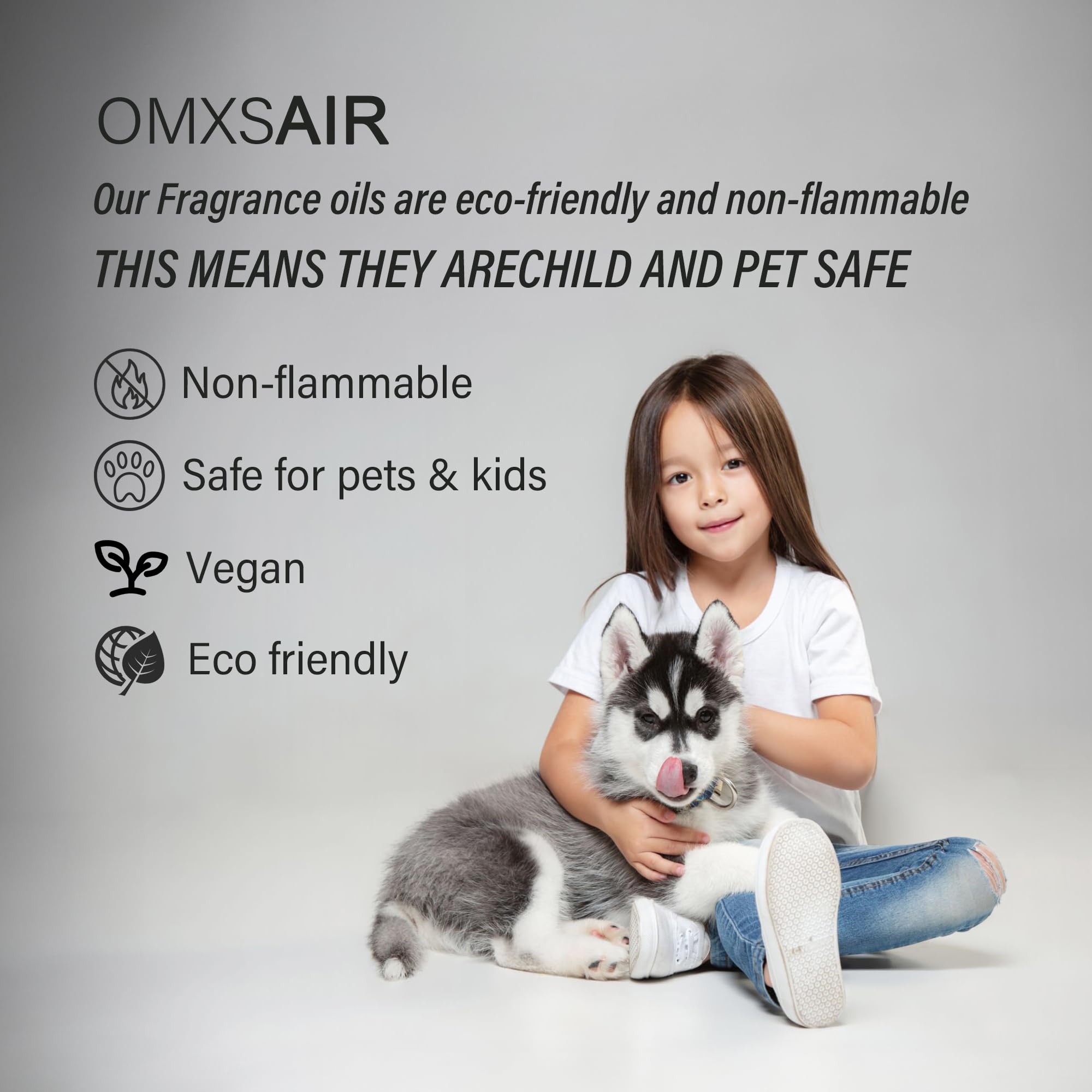 omxsair natural no-additives bottle shows safe, cruelty-free fragrance option