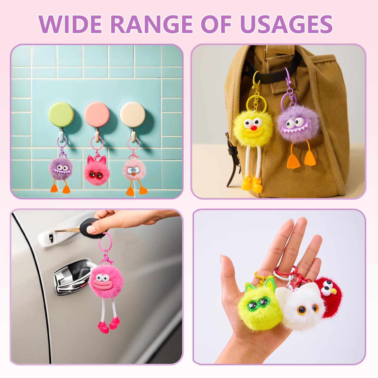 OMyFav classroom prizes: colorful plush keychains that motivate and delight students.