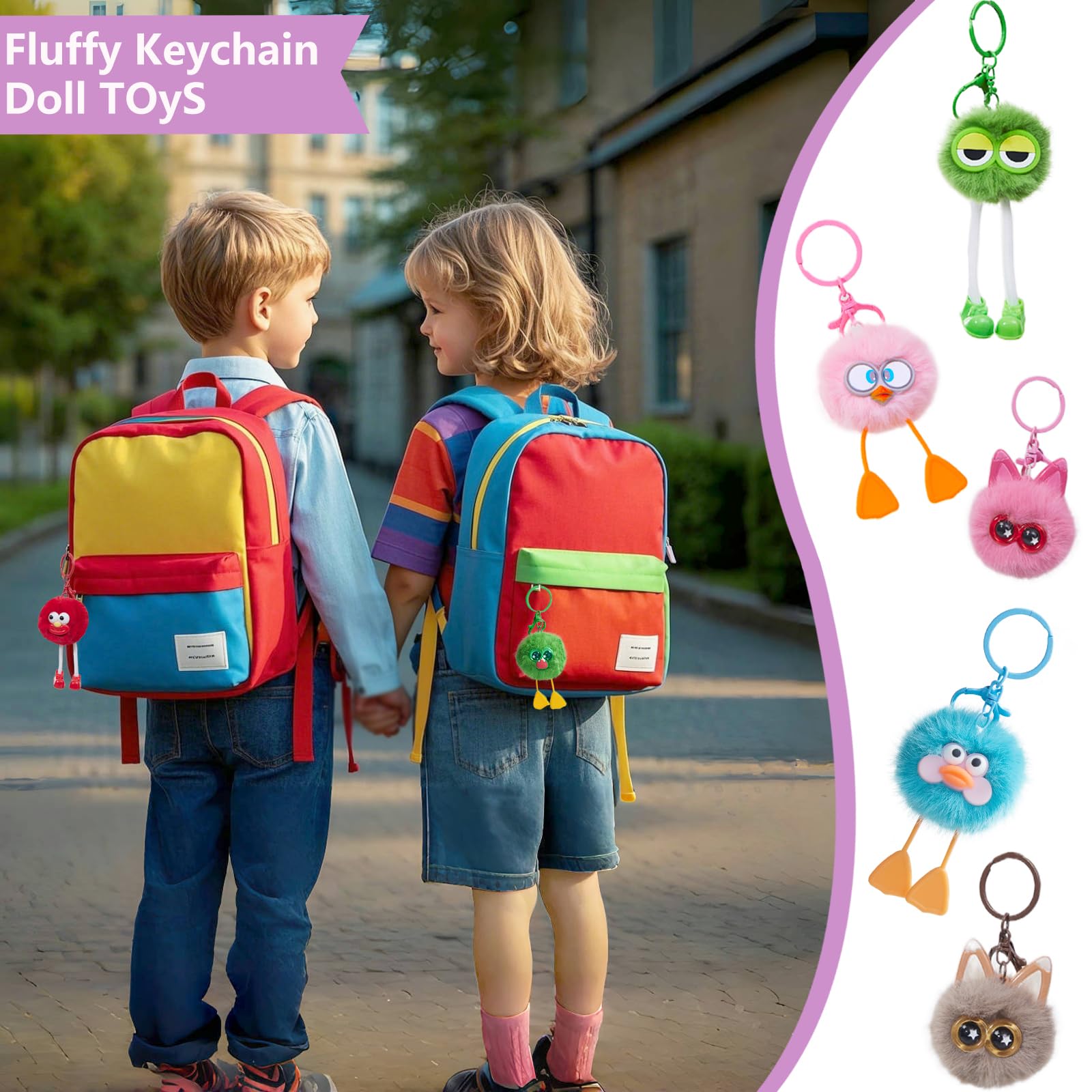 OMyFav Easter filler keychains deliver compact, adorable gifts for egg hunts.