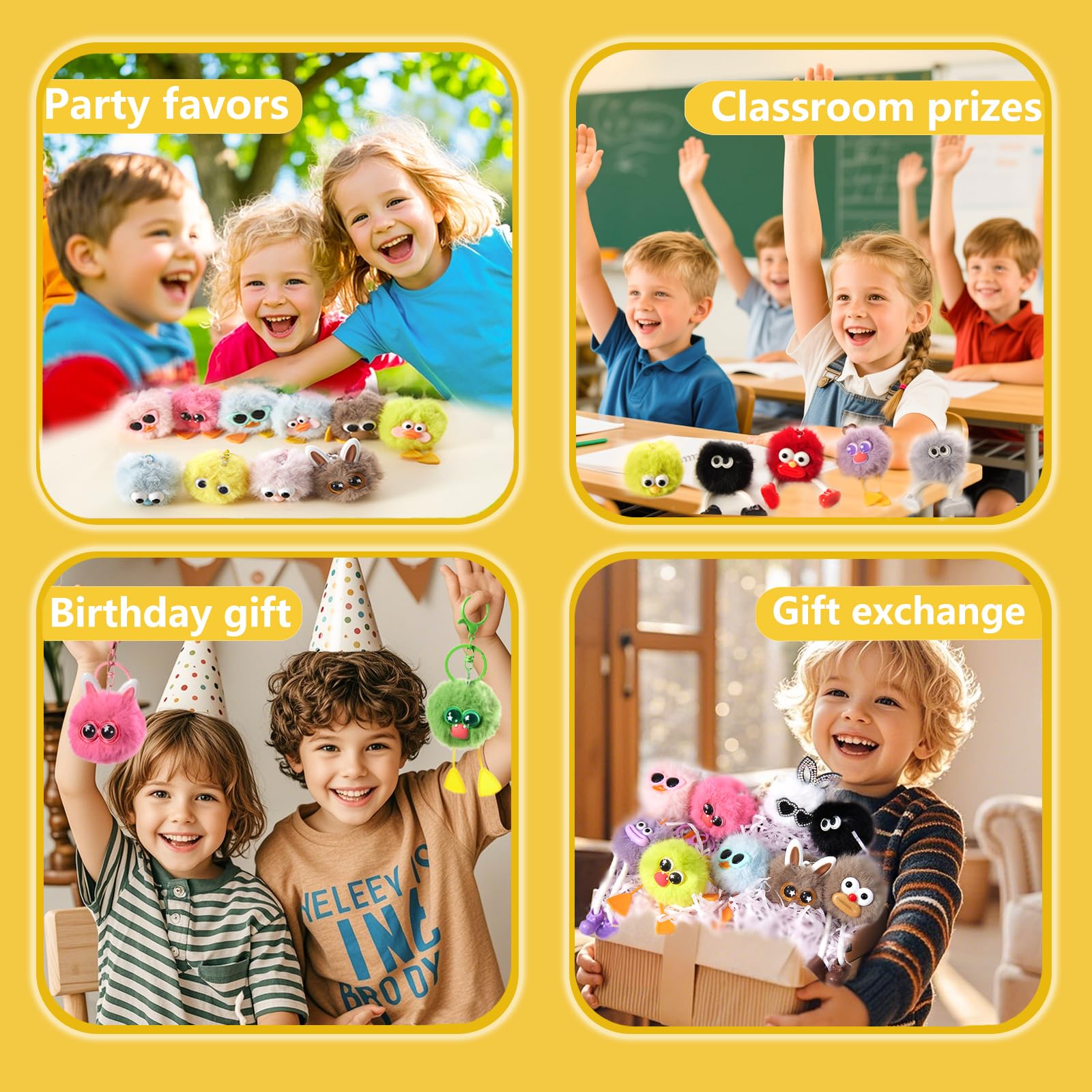 OMyFav Easter keychains bring spring color to eggs and baskets