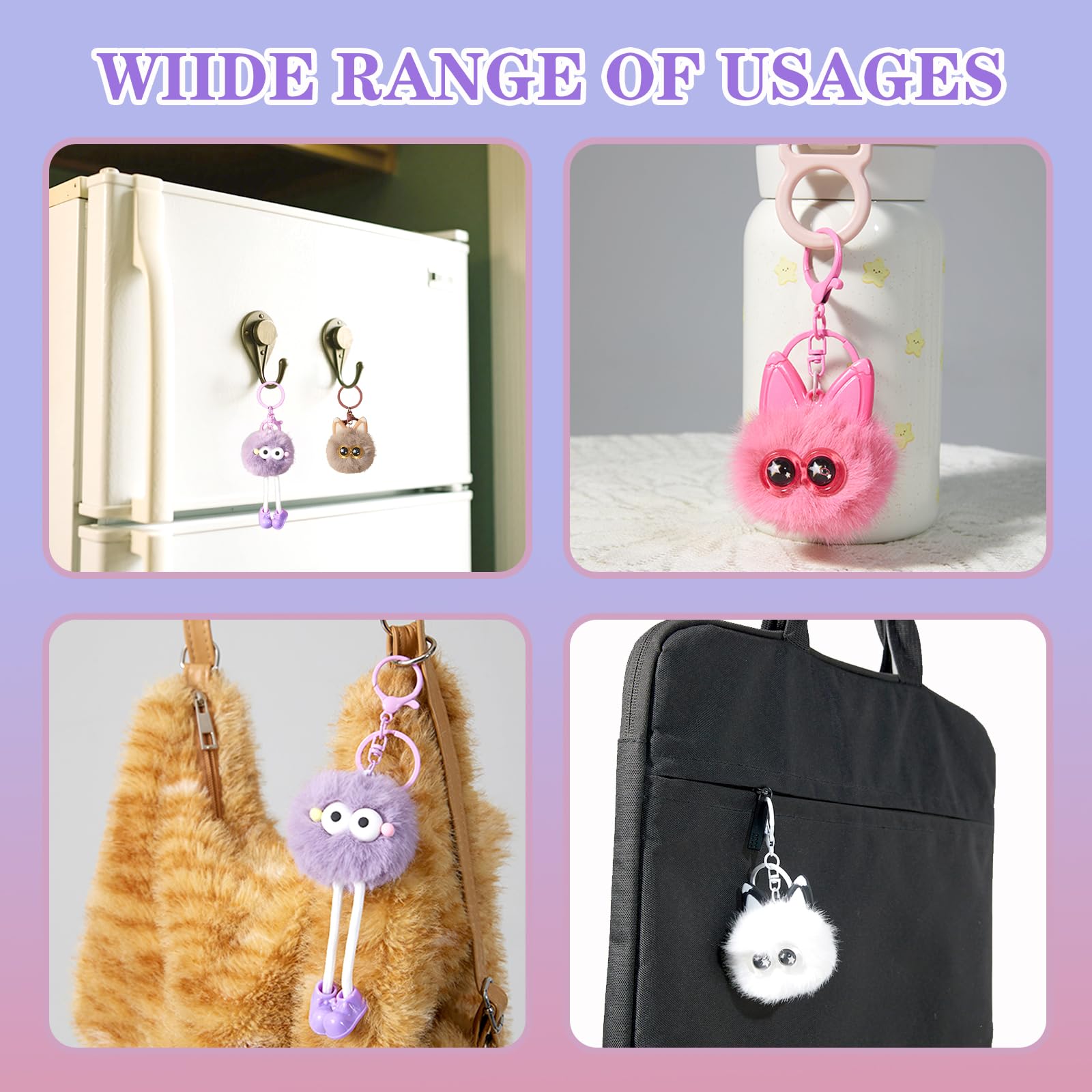 OMyFav Easter plush keychains for kids perfect Easter egg fillers