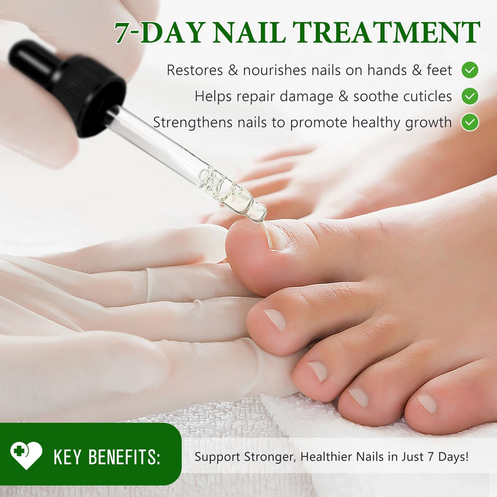 OMZOK two 30ml bottles for easy home nail care