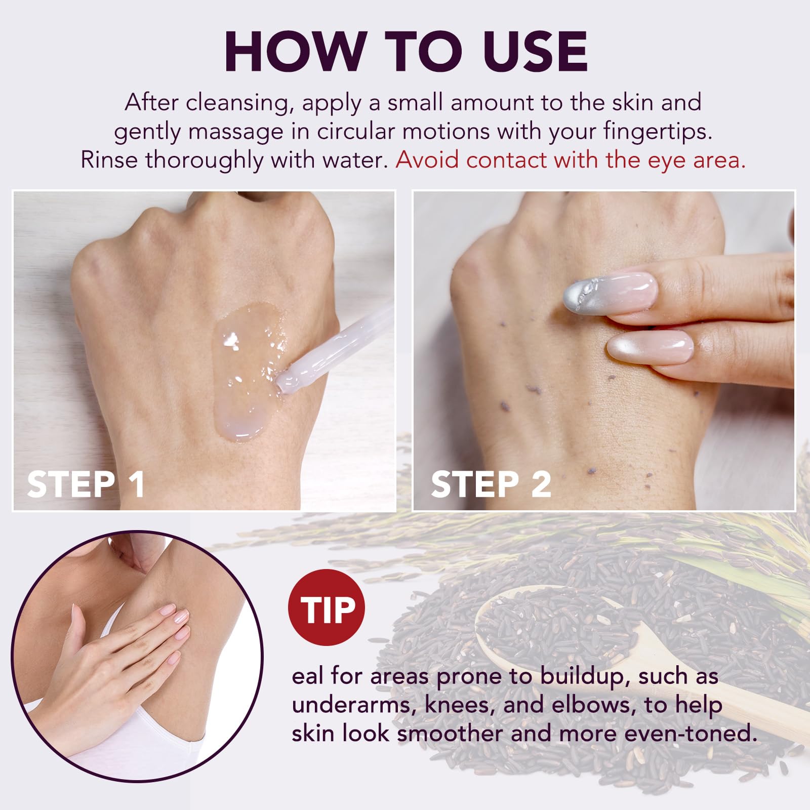 OMZOK Face Exfoliant Daily-Use Kit tub fits easy home routines.