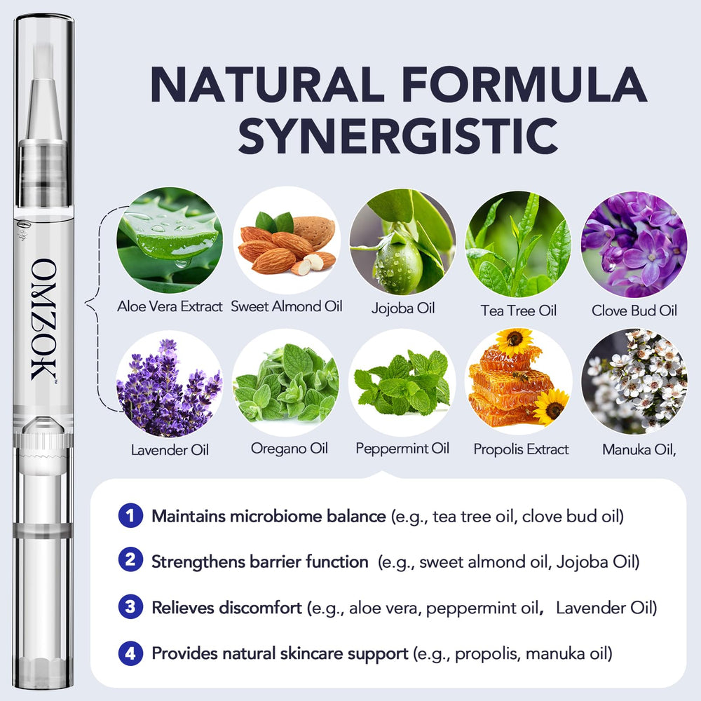 OMZOK Toenail Fungus Pen targets root-level repair for healthier-looking nails.