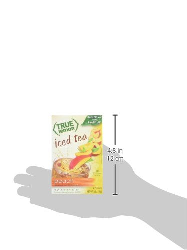 On-the-go cup demonstrates quick, refreshing peach tea any time.