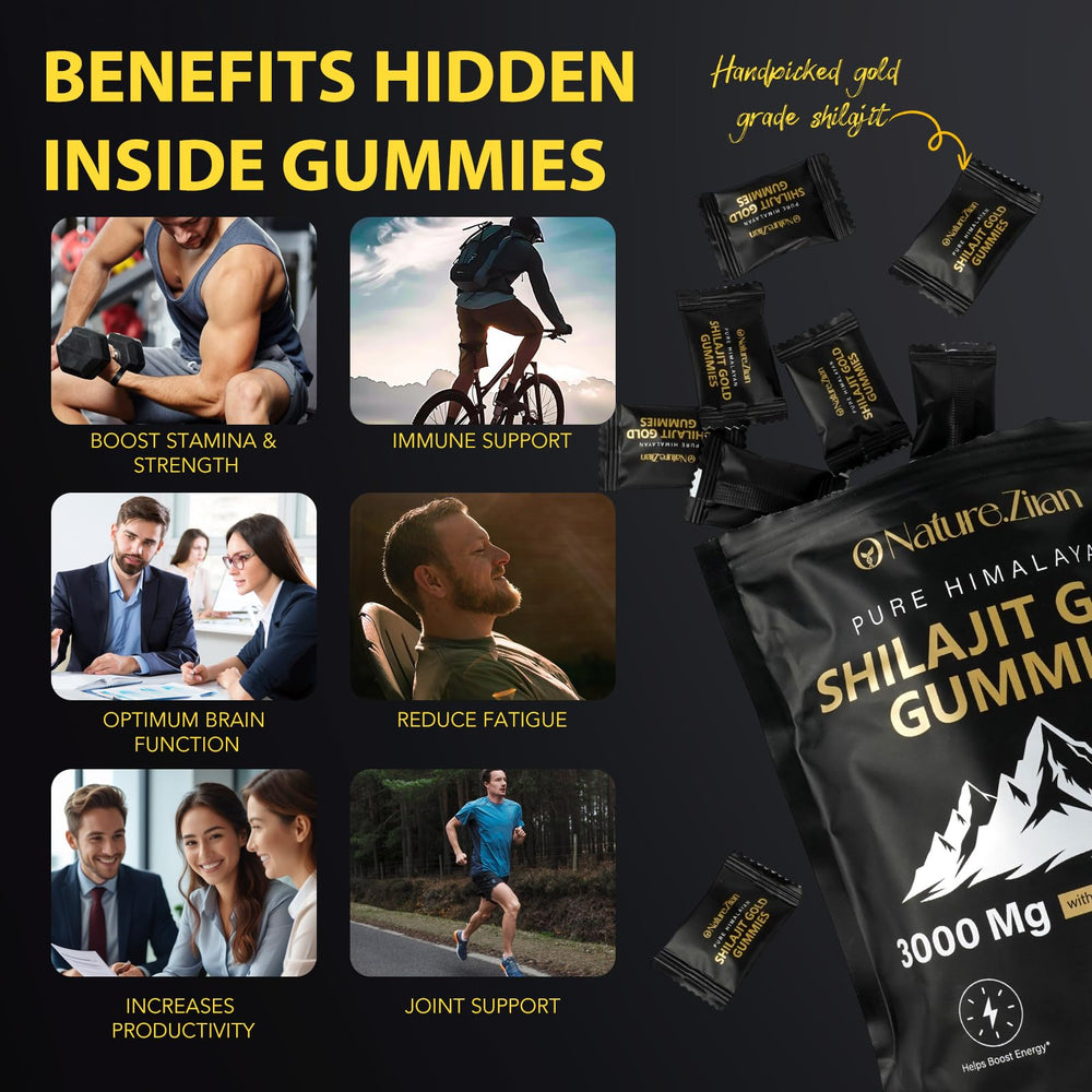 O NATURE ZIRAN Shilajit Gummies on-the-go use scenario