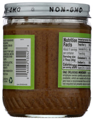 Once Again Organic Smooth Almond Butter close-up shows a silky texture for baking.