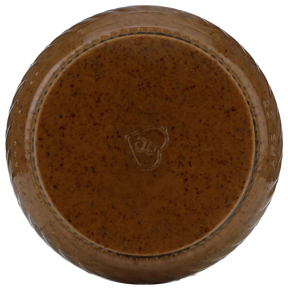 Once Again Organic Smooth Almond Butter label highlights organic certification and simple ingredients.