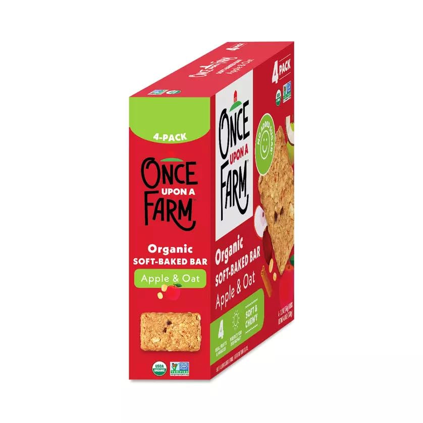 Once Upon A Farm bars support quick snack time between activities