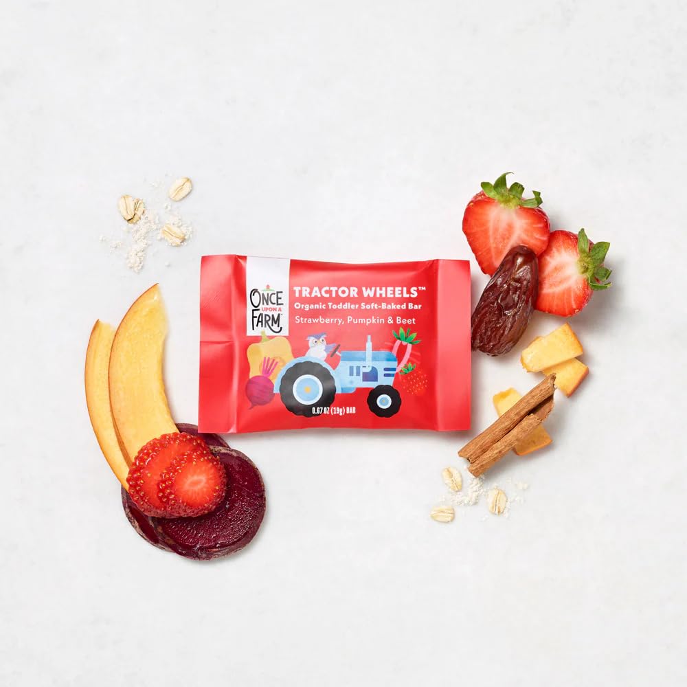 Once Upon a Farm lunchbox-snack pack, mess-free packaging for daycare or trips.