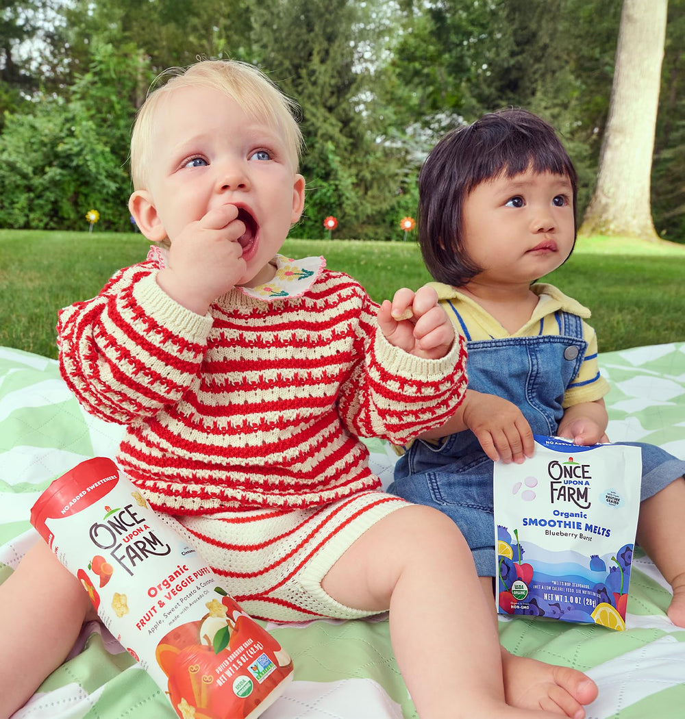Once Upon a Farm go-friendly snack, pantry-to-go option for busy days.