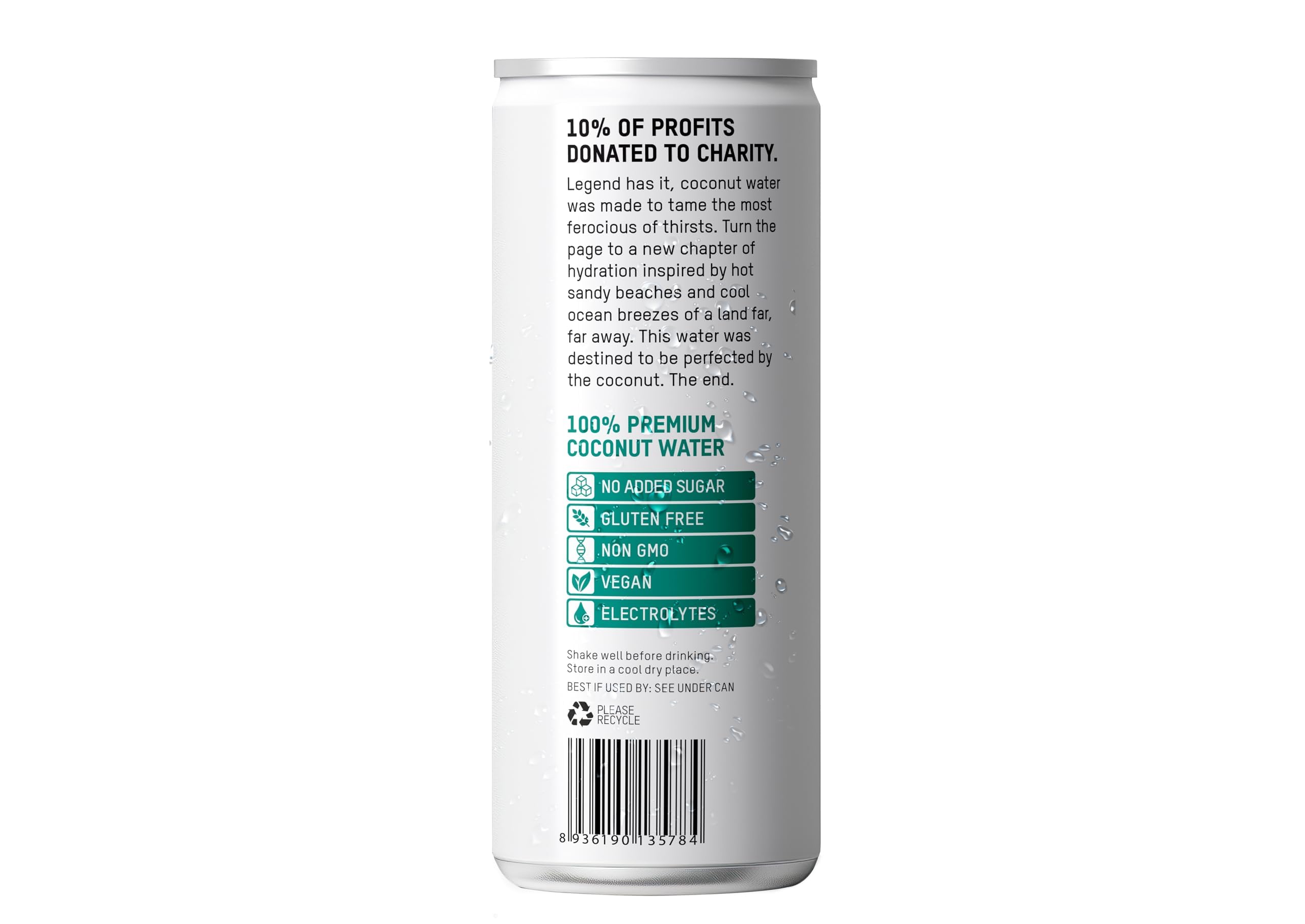 Once Upon a Coconut in-store display showcases easy, on-the-go refreshment.
