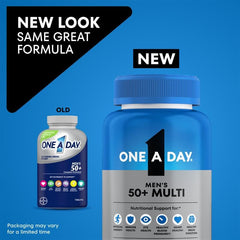 One A Day Men’s 50+ capsules ready for heart health support