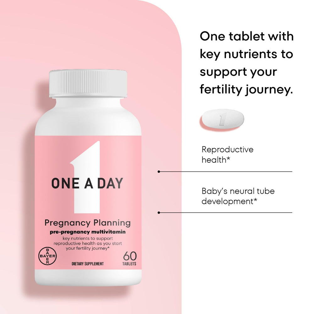 Packaging on shelf reflects OB/GYN recommended prenatal vitamins