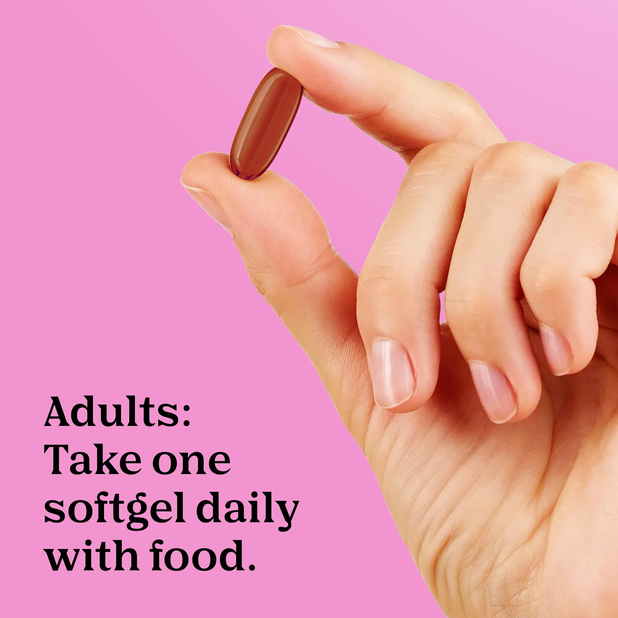 ONE A DAY Postnatal ingredients table displays essential vitamins for new moms