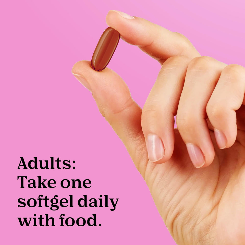 ONE A DAY Postnatal ingredients table displays essential vitamins for new moms