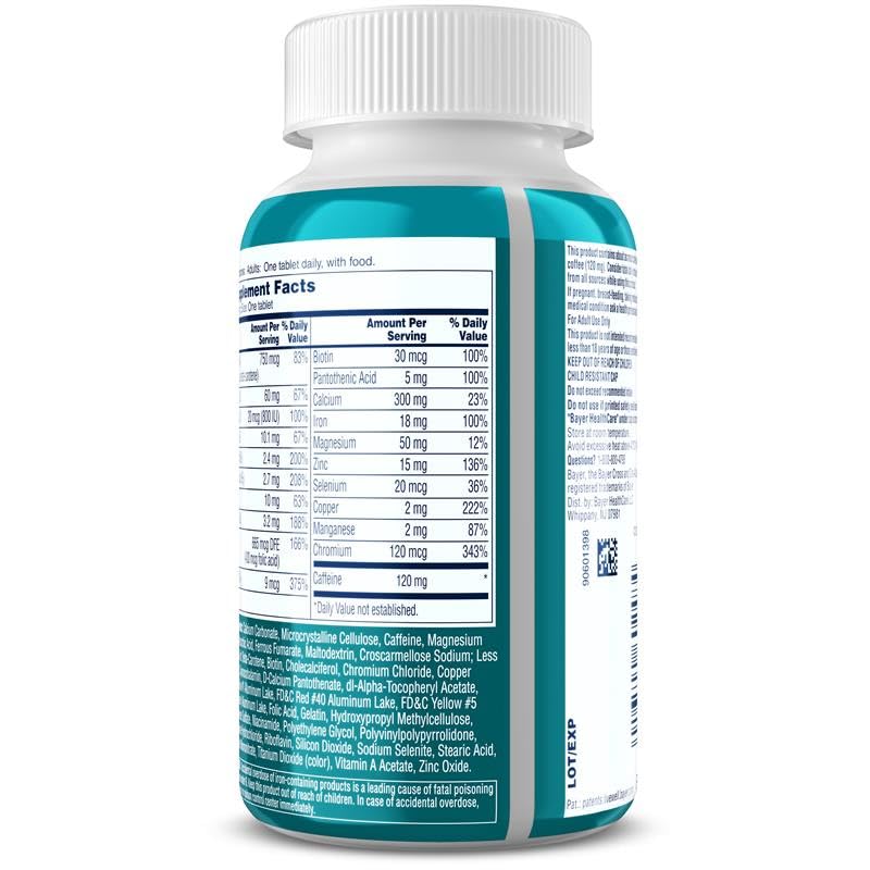 One A Day Active Metabolism bottle on a desk signals a simple wellness habit.