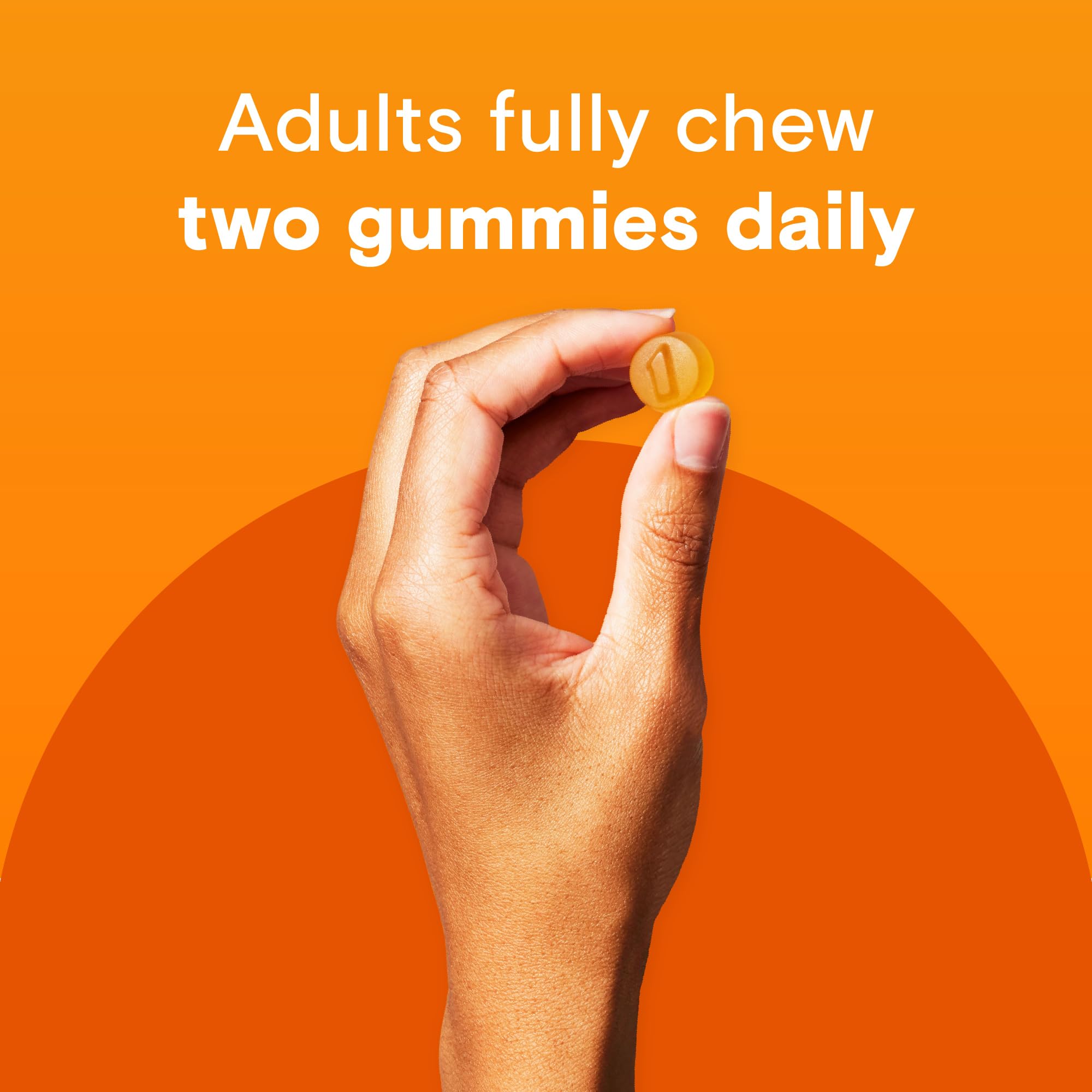 Gummies packaging scene with One A Day Daily Essentials on display