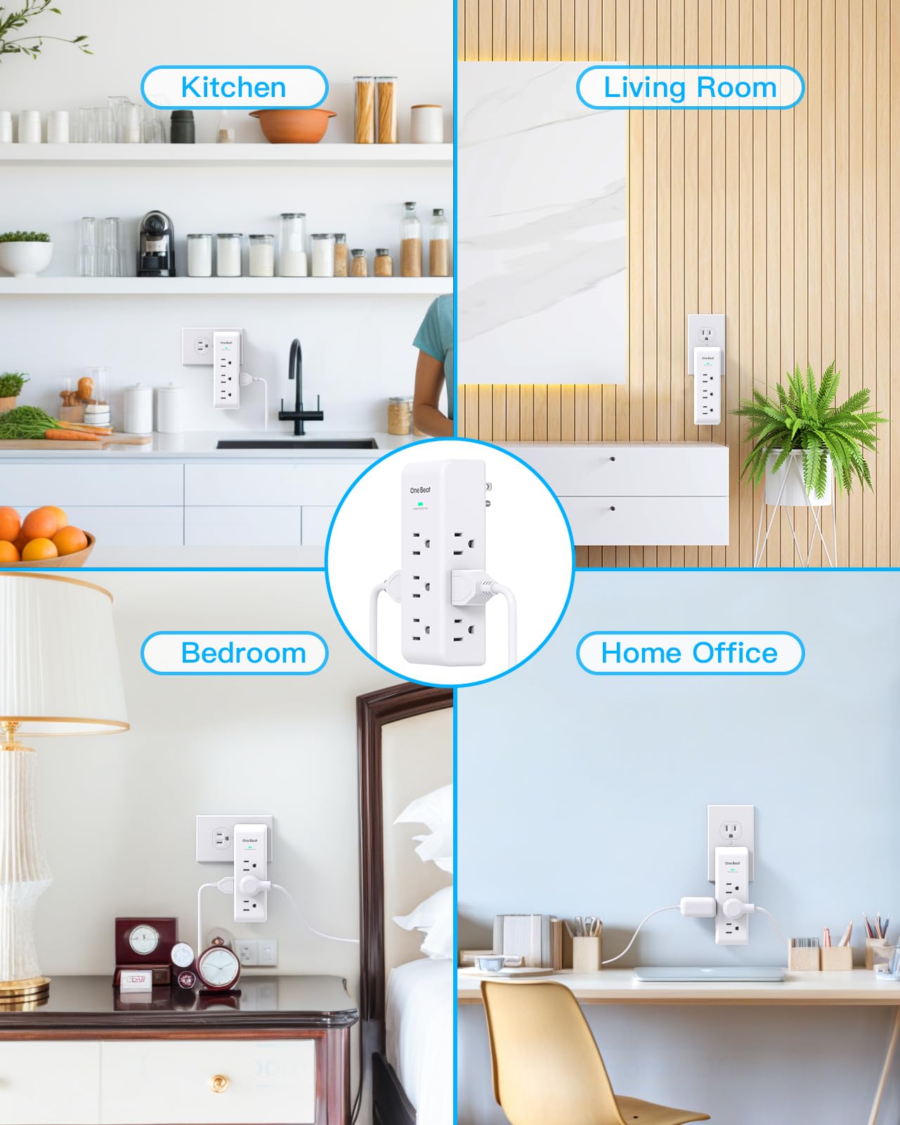 One Beat compact design fits neatly in a dorm or desk