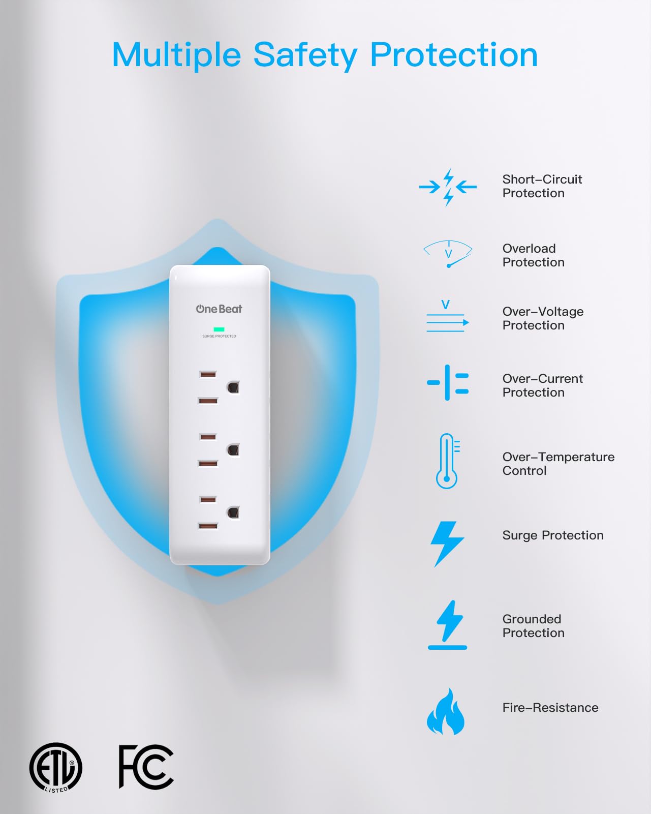 One Beat fire-resistant shell enhances safety during power use