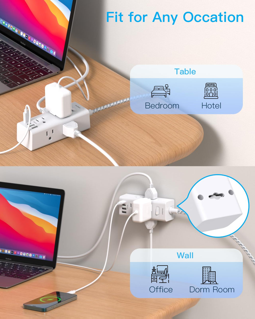 One Beat wall-mount holes enable secure setup.
